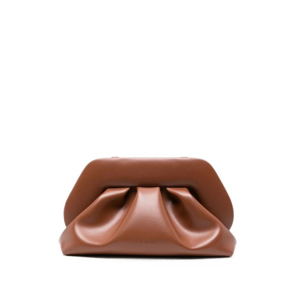 Themoirè Brown Clutch Bags Women